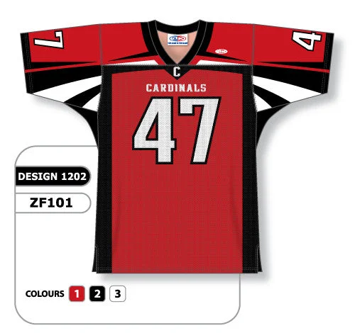 Athletic Knit Custom Sublimated Football Jersey Design 1202