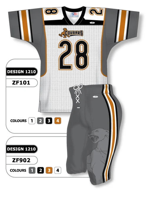 Athletic Knit Custom Sublimated Football Uniform Set Design 1210