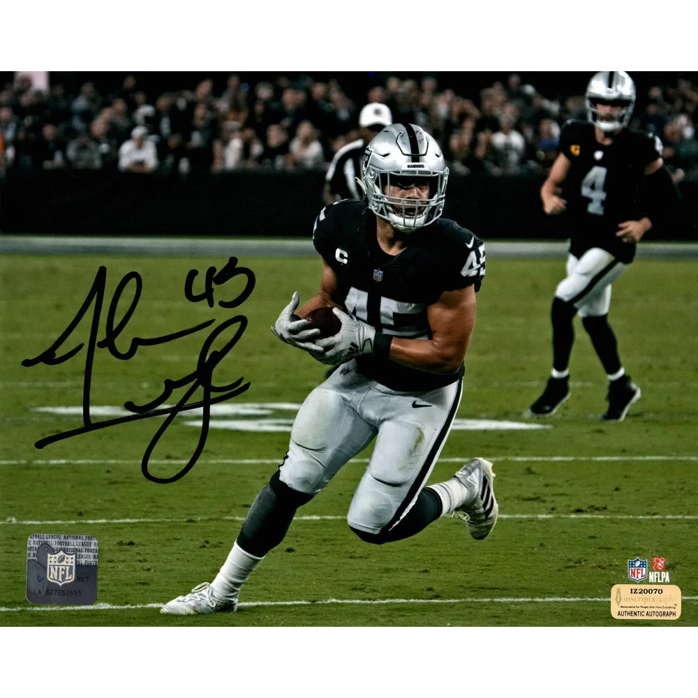 Alec Ingold Signed Las Vegas Raiders 8x10 Photo COA Autographed Oakland Carr Running