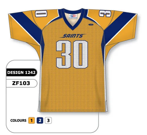 Athletic Knit Custom Sublimated Football Jersey Design 1242