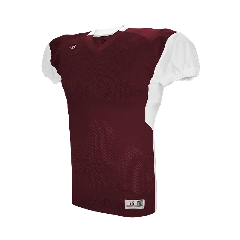 Maroon/White