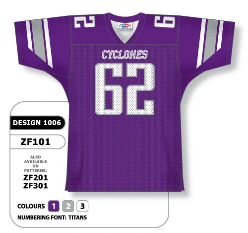 Athletic Knit Custom Sublimated Football Jersey Design 1006