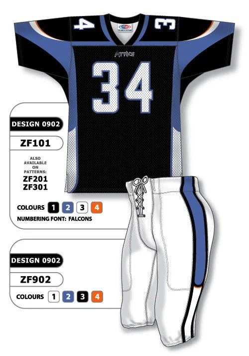 Athletic Knit Custom Sublimated Football Uniform Set Design 0902