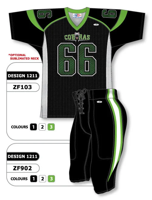 Athletic Knit Custom Sublimated Football Uniform Set Design 1211