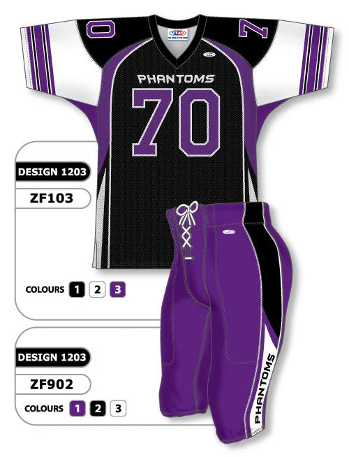 Athletic Knit Custom Sublimated Football Uniform Set Design 1203