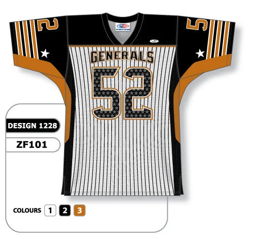 Athletic Knit Custom Sublimated Football Jersey Design 1228