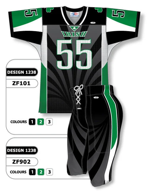 Athletic Knit Custom Sublimated Football Uniform Set Design 1238