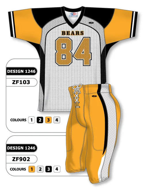 Athletic Knit Custom Sublimated Football Uniform Set Design 1246