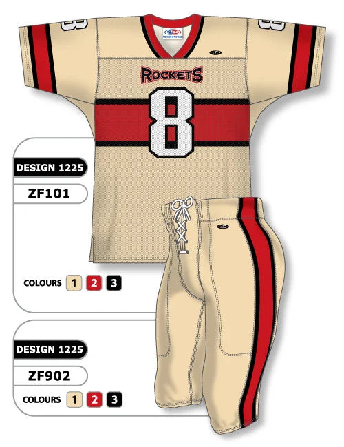 Athletic Knit Custom Sublimated Football Uniform Set Design 1225