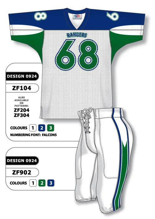 Athletic Knit Custom Sublimated Football Uniform Set Design 0924