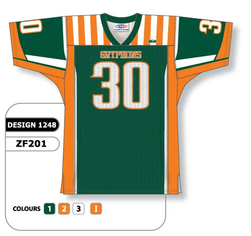 Athletic Knit Custom Sublimated Football Jersey Design 1248