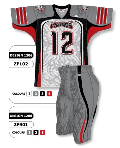 Athletic Knit Custom Sublimated Football Uniform Set Design 1206