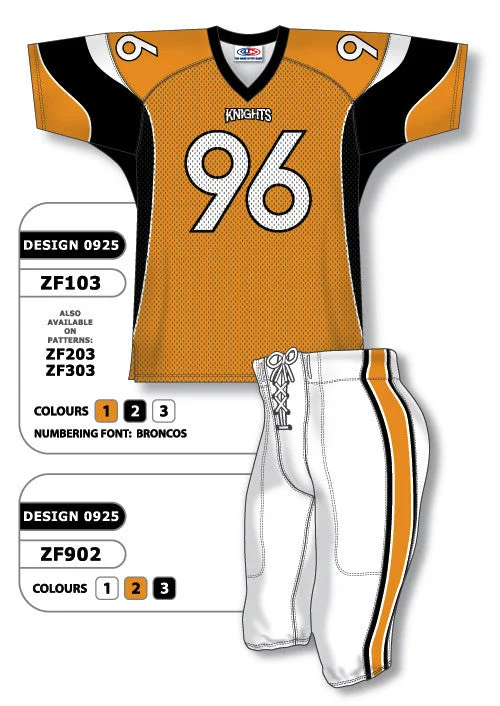 Athletic Knit Custom Sublimated Football Uniform Set Design 0925