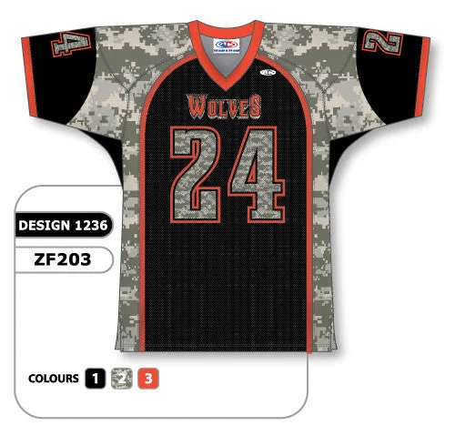 Athletic Knit Custom Sublimated Football Jersey Design 1236