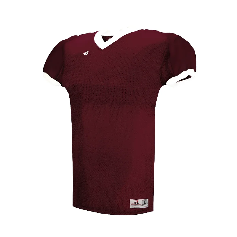 Maroon/White