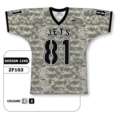 Athletic Knit Custom Sublimated Football Jersey Design 1245