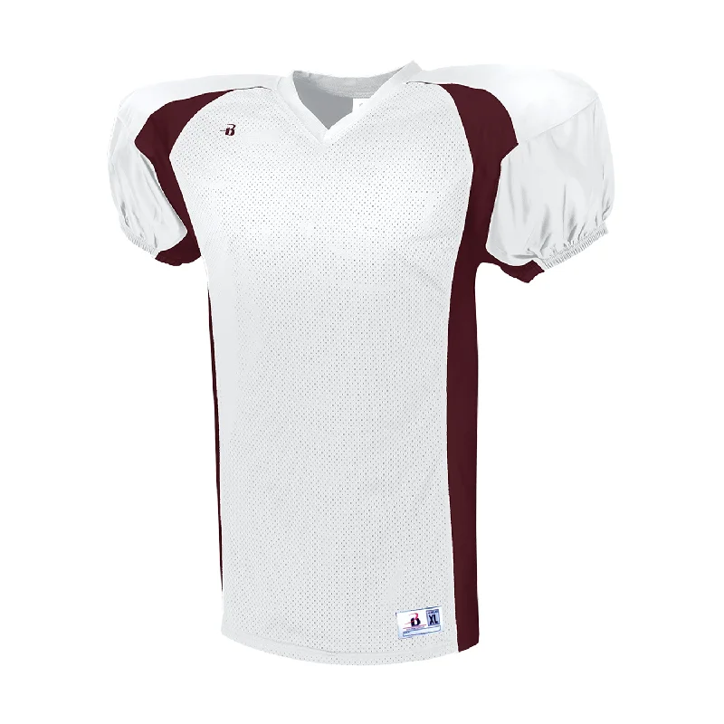 White/Maroon