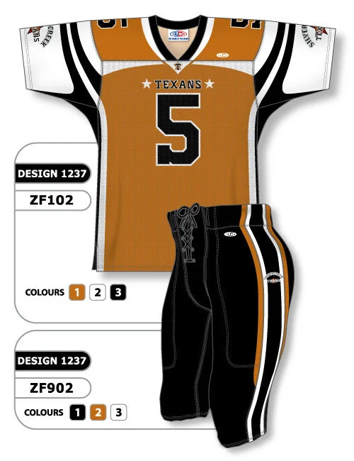 Athletic Knit Custom Sublimated Football Uniform Set Design 1237