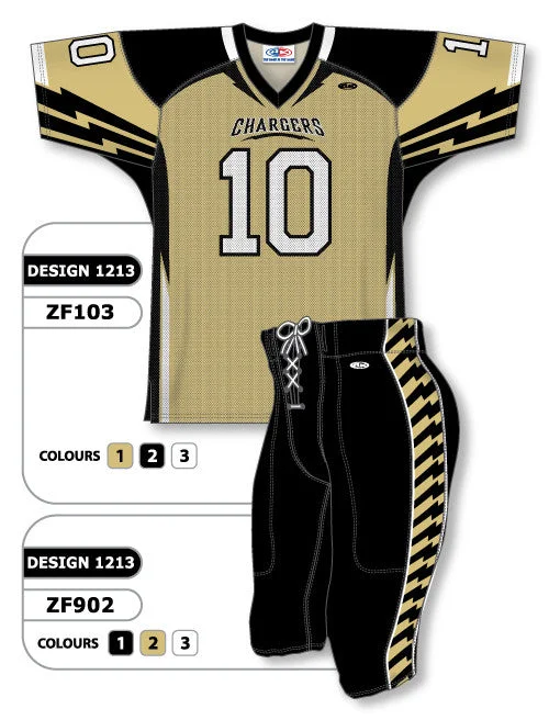 Athletic Knit Custom Sublimated Football Uniform Set Design 1213