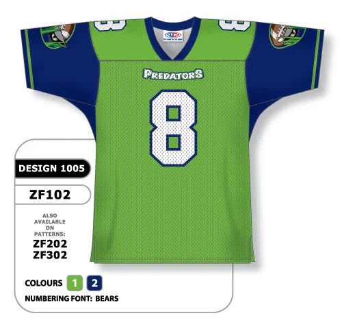 Athletic Knit Custom Sublimated Football Jersey Design 1005