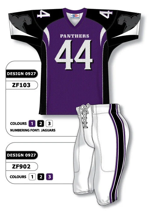 Athletic Knit Custom Sublimated Football Uniform Set Design 0927