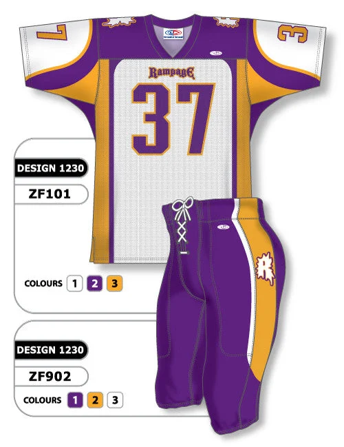 Athletic Knit Custom Sublimated Football Uniform Set Design 1230