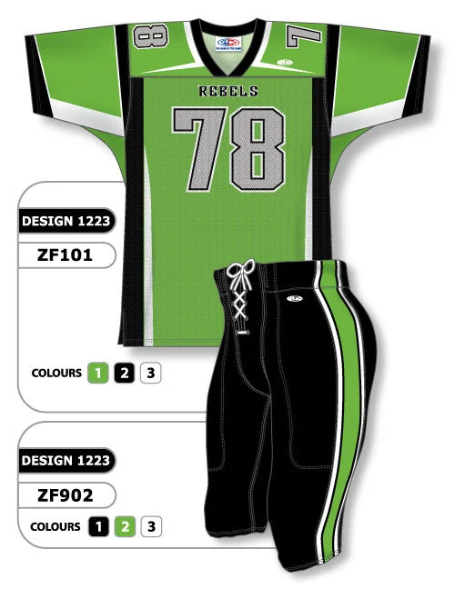 Athletic Knit Custom Sublimated Football Uniform Set Design 1223