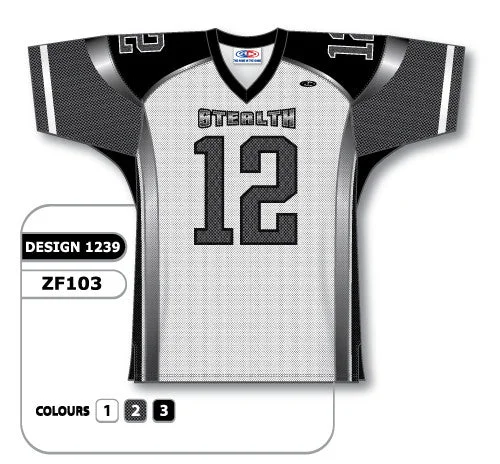 Athletic Knit Custom Sublimated Football Jersey Design 1239