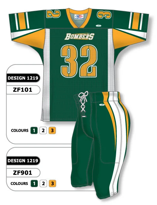 Athletic Knit Custom Sublimated Football Uniform Set Design 1219