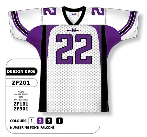 Athletic Knit Custom Sublimated Football Jersey Design 0906