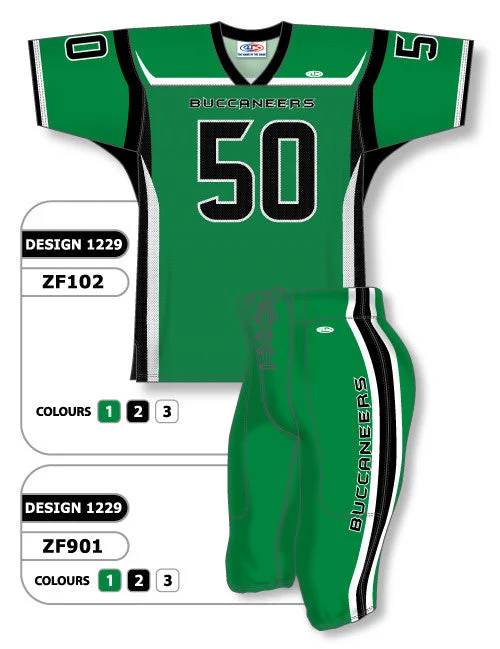 Athletic Knit Custom Sublimated Football Uniform Set Design 1229