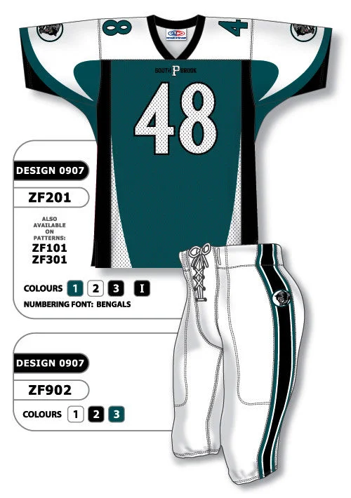 Athletic Knit Custom Sublimated Football Uniform Set Design 0907