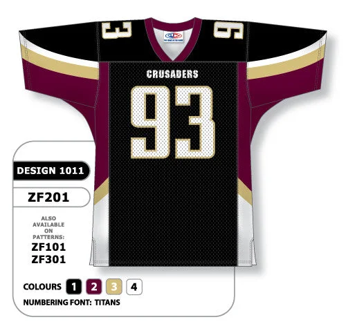 Athletic Knit Custom Sublimated Football Jersey Design 1011