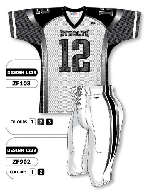 Athletic Knit Custom Sublimated Football Uniform Set Design 1239