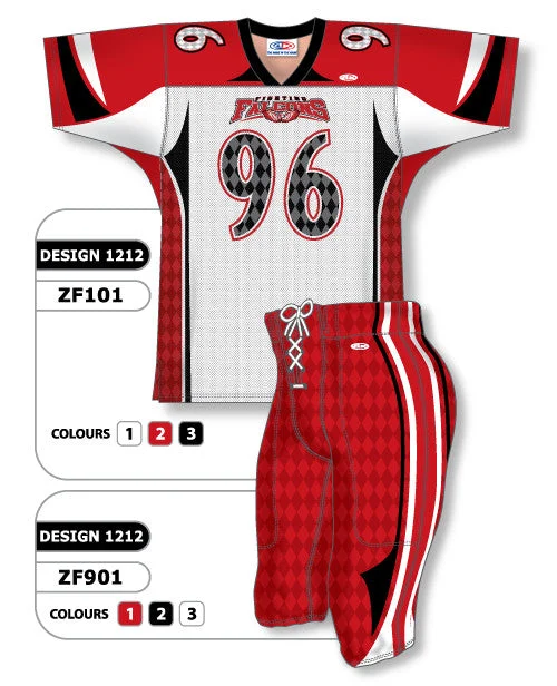 Athletic Knit Custom Sublimated Football Uniform Set Design 1212