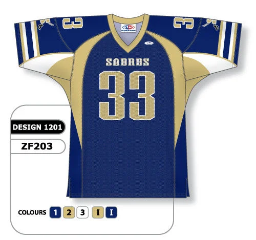 Athletic Knit Custom Sublimated Football Jersey Design 1201