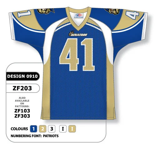 Athletic Knit Custom Sublimated Football Jersey Design 0910