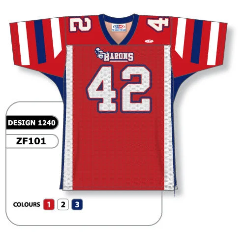 Athletic Knit Custom Sublimated Football Jersey Design 1240