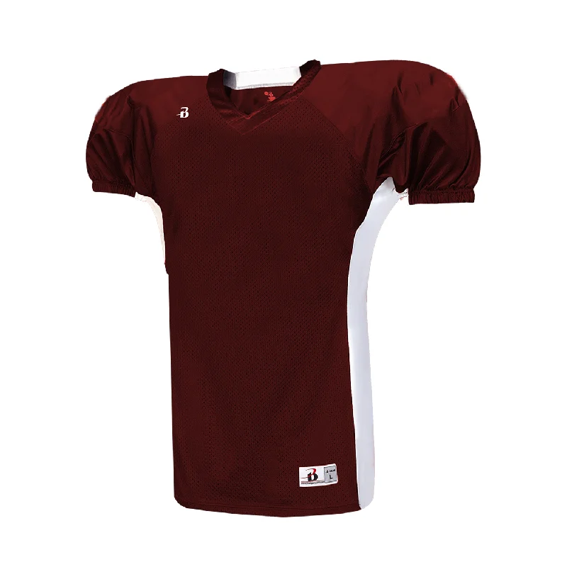 Maroon/White