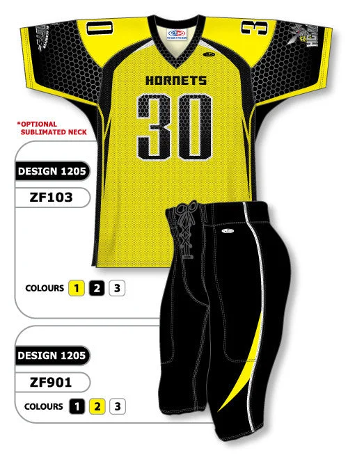 Athletic Knit Custom Sublimated Football Uniform Set Design 1205