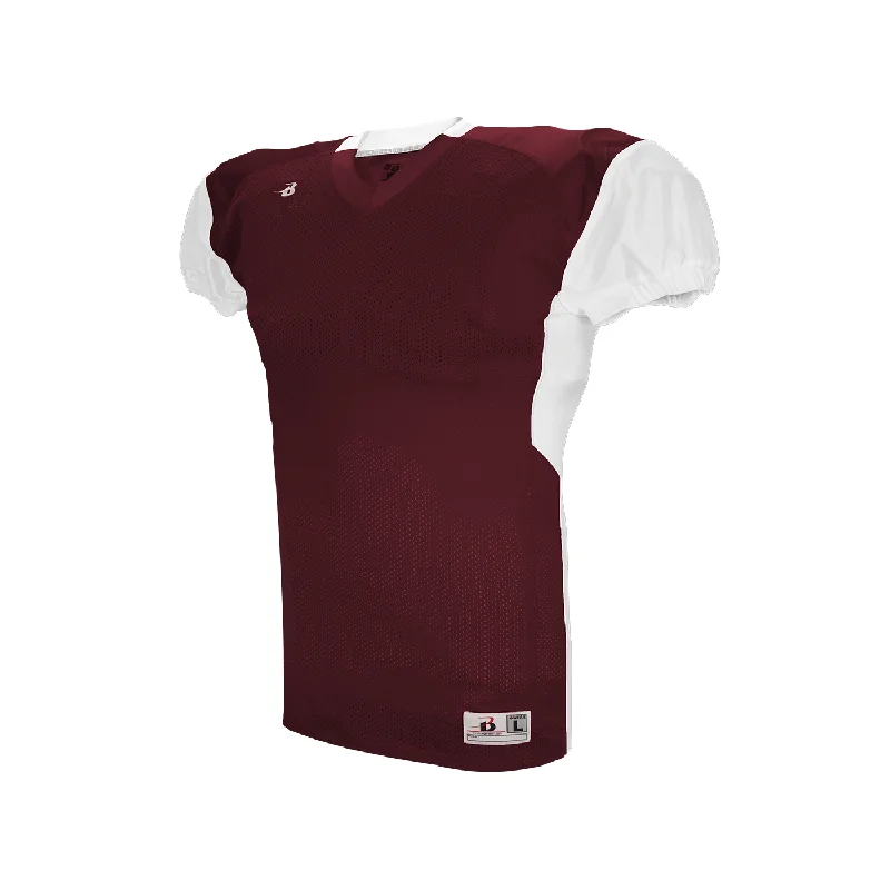 Maroon/White