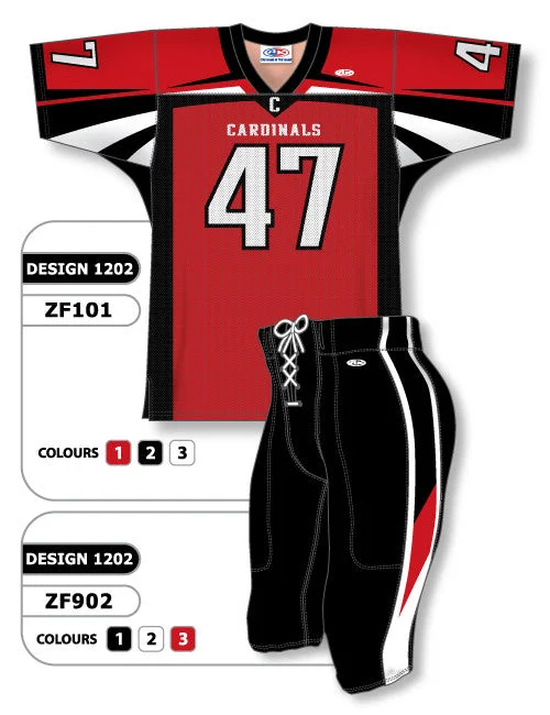 Athletic Knit Custom Sublimated Football Uniform Set Design 1202