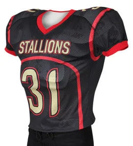 Dynamic Team Sports Horseshoe Custom Sublimated Raglan Football Jersey