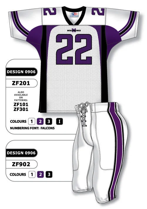 Athletic Knit Custom Sublimated Football Uniform Set Design 0906