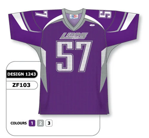 Athletic Knit Custom Sublimated Football Jersey Design 1243