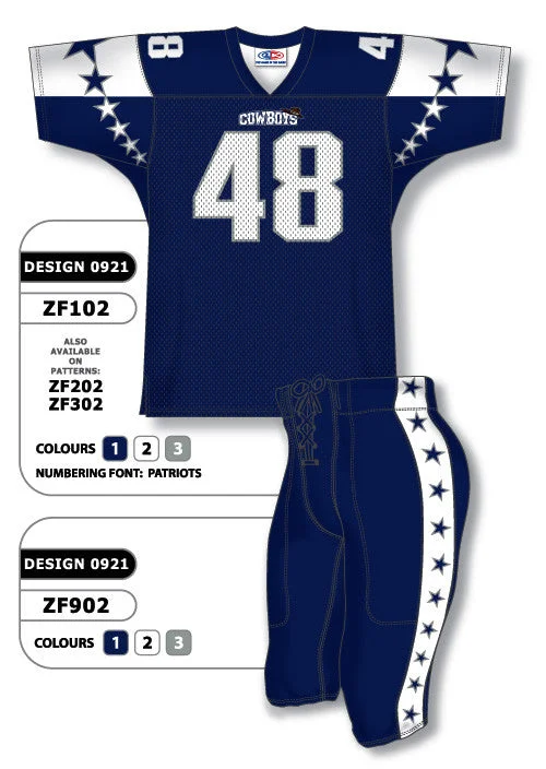 Athletic Knit Custom Sublimated Football Uniform Set Design 0921