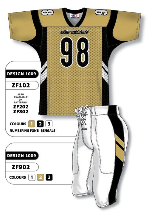 Athletic Knit Custom Sublimated Football Uniform Set Design 1009