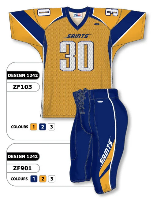 Athletic Knit Custom Sublimated Football Uniform Set Design 1242