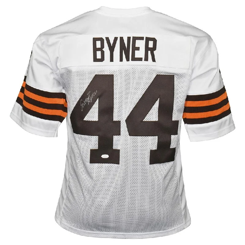 Earnest Byner Signed Cleveland Pro White Football Jersey (JSA)