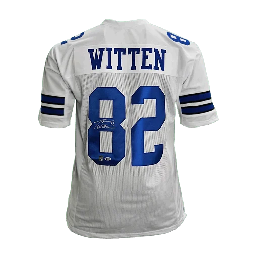 Jason Witten Signed Pro Edition White Football Jersey (Beckett)